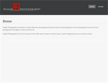 Tablet Screenshot of keoghphotography.com